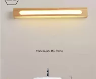 Đèn Tường Trang Trí Decor Hình Chữ Nhật Thân Gỗ Phong Cách Bắc Âu DT-161G - Led Siêu Sáng