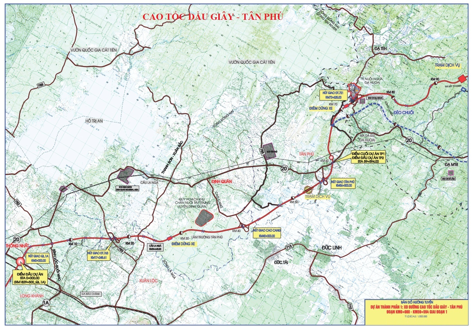 CAO TỐC DẦU GIÂY TÂN PHÚ