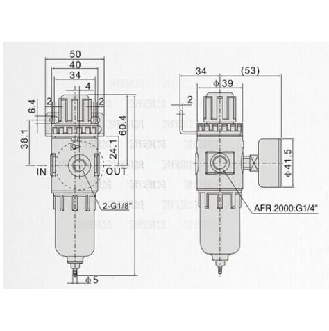 van lọc khí ARF2000---