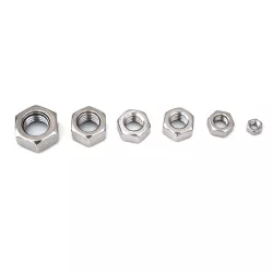 Ecu Ốc lục giác 304 chính hãng thép không gỉ M3-M30