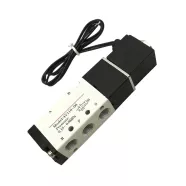 Van điện từ khí nén 5 cổng 2 vị trí 4V110-06 PT1/8 đầu ra khí 2 vị trí DC24V / AC220V