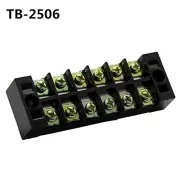 Cầu đấu điện 6 chân 25A  TB-2506