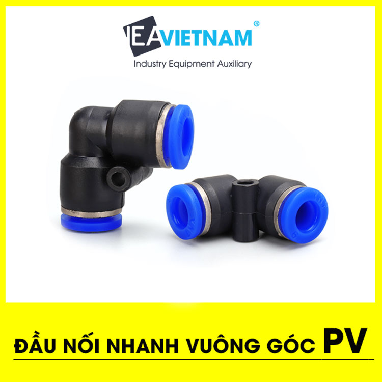 Đầu nối nhanh góc vuông PV4 PV6 PV8 PV10 PV12 PV14 PV16