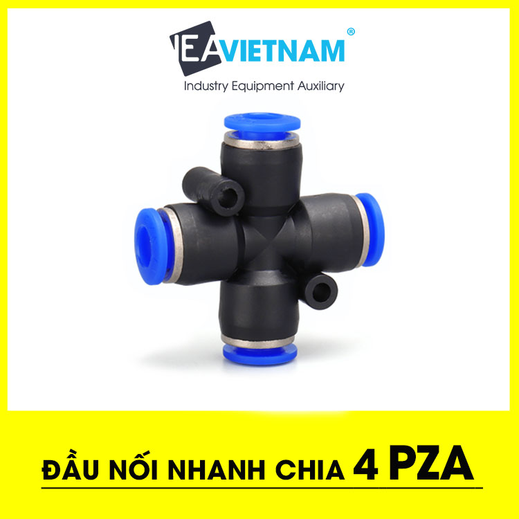 Đầu nối nhanh chia 4 PZA 4 6 8 10 12