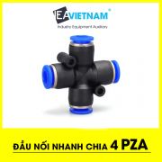 Đầu nối nhanh chia 4 PZA 4 6 8 10 12