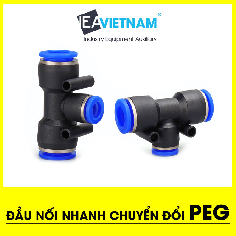 Đầu nối nhanh khí nén chuyển đổi PEG chia 3