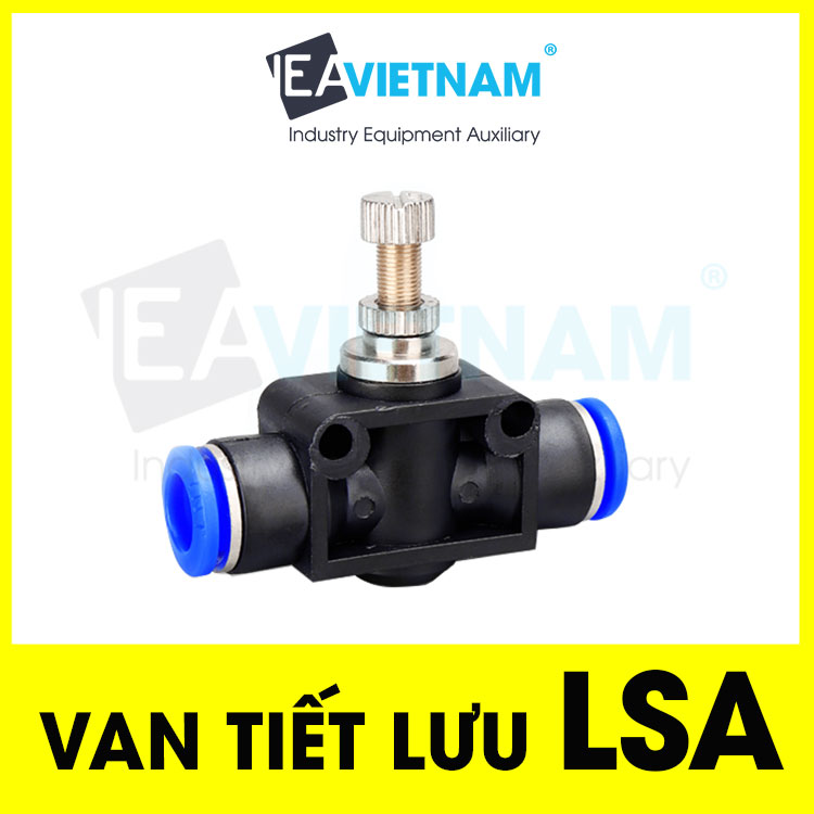 Van tiết lưu điều chỉnh khí nén LSA LSA-4 LSA-6 LSA-8 LSA-10 LSA-12