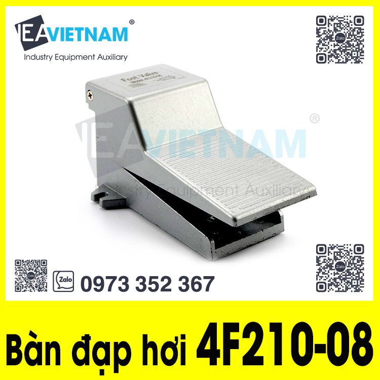 Bàn đạp chân 4F210-08 4F210-08L / Van đạp chân khí nén