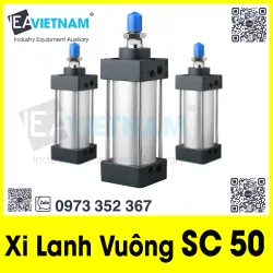 Xi lanh khí nén SC 50 x hành trình 25 50 75 100 125 150 175 200 250 300 350 400 450 500 600 700 800 900 1000
