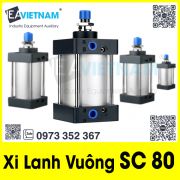 Xi lanh khí nén SC 80 X 25 50 75 100 125 150 175 200 250 300 350 400 450 500 600 700 800 900 1000