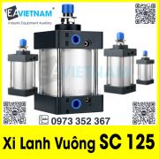 Xi lanh khí nén SC 125 x 25 50 75 100 125 150 175 200 250 300 350 400 450 500 600 700 800 900 1000