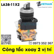 Công tắc xoay 2 vị trí phi 22 mm LA38-11X2 / Công tắc xoay 2 tiếp điểm 22mm