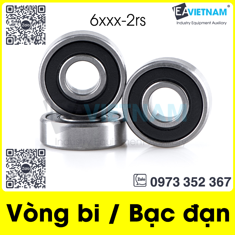 Vòng bi / Bạc đạn / Ổ bi trục tiêu chuẩn phi 10 12 15 17 20 25 30 35 40 45 50 55 60 65 70 75 80 85 90 95 100 mm