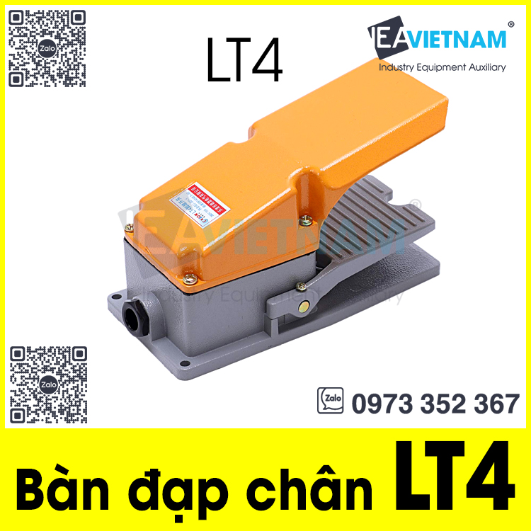 Bàn đạp chân LT4 , Công tắc đạp chân LT4 15A