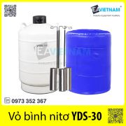 Bình Nitơ lỏng YDS-30 | Vỏ bình nito lỏng 30L | Bình chứa khí nito lỏng 30 Lít