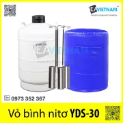 Bình Nitơ lỏng YDS-30 | Vỏ bình nito lỏng 30L | Bình chứa khí nito lỏng 30 Lít