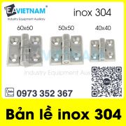Bản lề inox 304 40x40 50x50 60x60 / Bản lề thép không gỉ CL218 - 1 2 3 / Bản lề cửa tủ inox