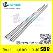 Thanh trượt tròn có đế SBR 10–50 | Ray trượt CNC chính xác cao