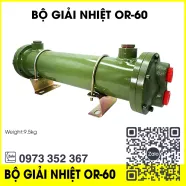 Bộ làm mát dầu thủy lực, Bộ giải giải nhiệt dầu thủy lực, Bộ giải nhiệt bằng nước dạng ống OR-60
