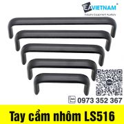 Tay cầm hợp kim nhôm, Tay cầm hình bầu dục, Tay cầm LS516, Tay nắm cửa tủ điện