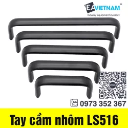 Tay cầm hợp kim nhôm, Tay cầm hình bầu dục, Tay cầm LS516, Tay nắm cửa tủ điện
