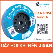 Dây hơi khí nén Jisan Hàn Quốc, ống dây hơi PU, Dây hơi khí nén mềm dẻo, Dây hơi Jisan chất lượng cao