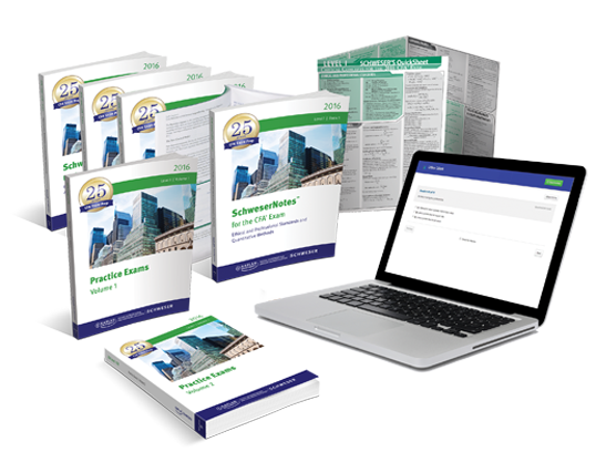 CFA 2017 Schweser Level1 gáy xoắn giấy đẹp