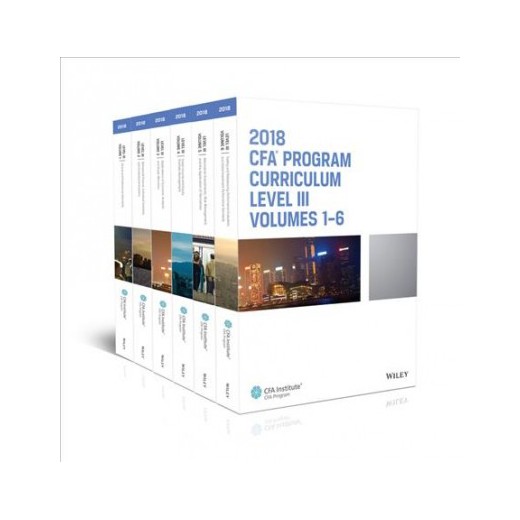 CFA 2018 Curriculum 8 quyển Level3