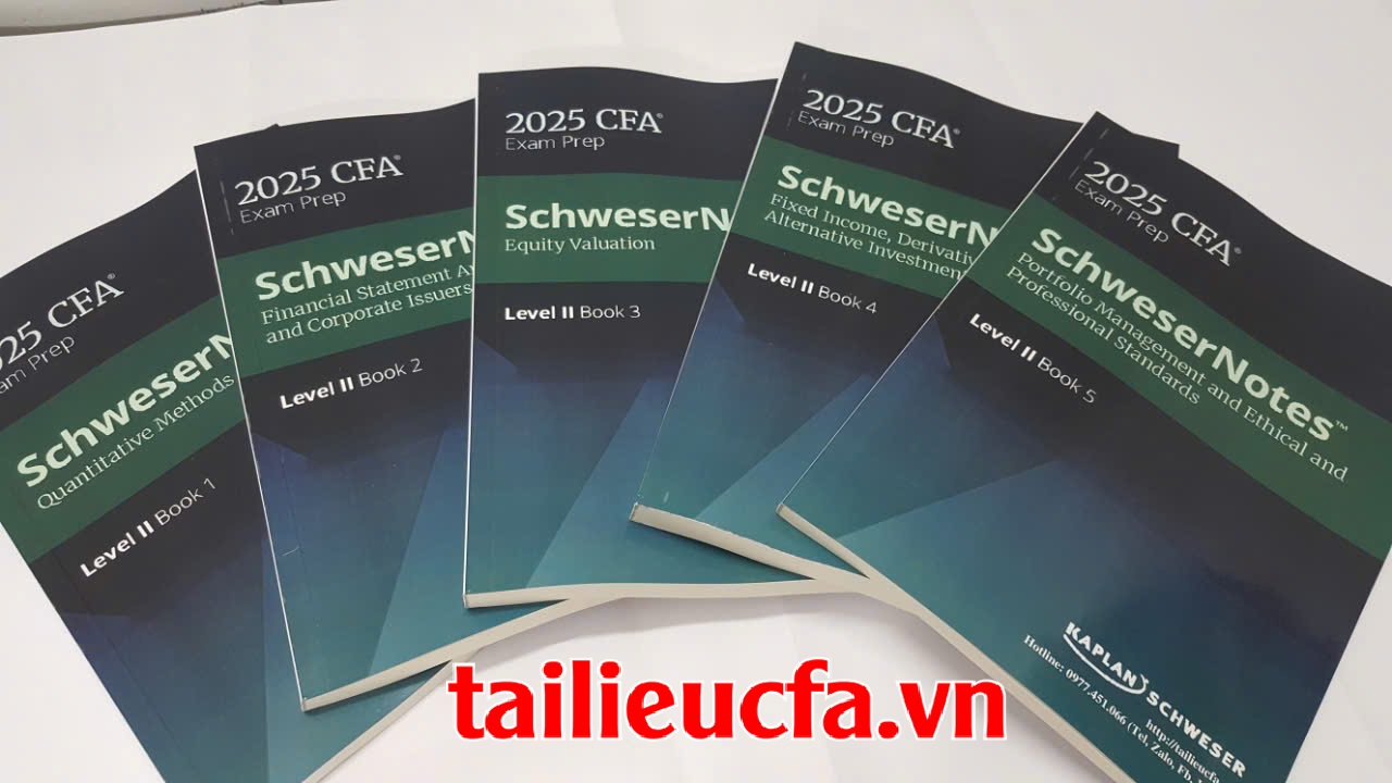 CFA 2025 SchweserNotes Level2 GÁY KEO