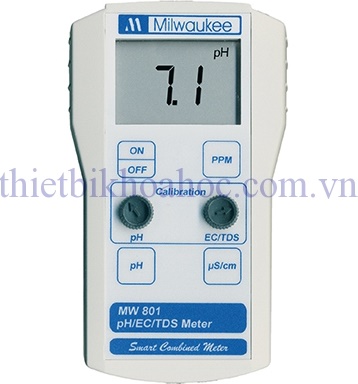 MÁY ĐO PH/EC/TDS CẦM TAY MILWAUKEE MW801