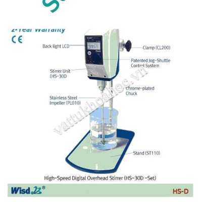 Máy khuấy trục - Máy khuấy đũa Daihan HS-30D và HS-100D