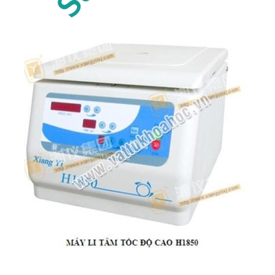 Máy li tâm tốc độc cao 18.500 vòng/phút H1850