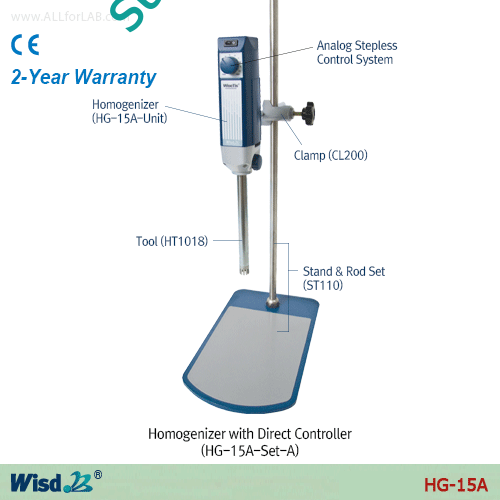 Máy đồng hóa mẫu Daihan HG-15A-Set-B