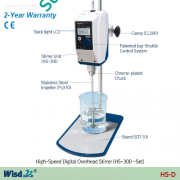 Máy khuấy đũa hiện số loại 10 lít Daihan HS-30D-SET