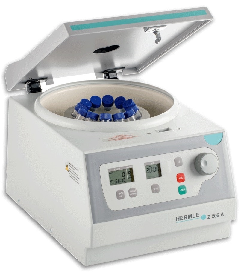 Máy ly tâm 6 x 50ml, 6000 vòng/phút Z 206 A HERMLE