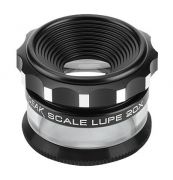 Kính lúp cầm tay kèm thước đo Peak Lupe phóng đại 20X 2055-20X