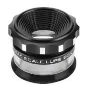 Kính lúp cầm tay kèm thước đo Peak Lupe phóng đại 20X 2055-20X