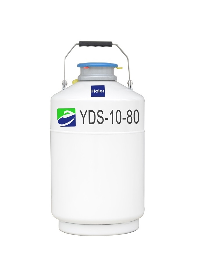 Binh đựng nitơ lỏng bảo quản mẫu lạnh 10 lít HAIER YDS-10-80