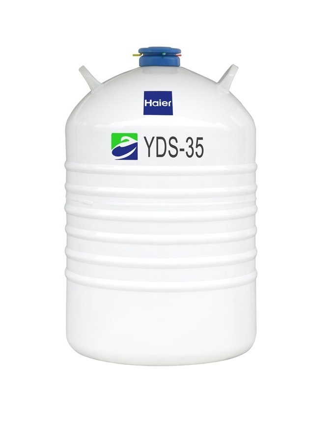 Binh đựng nitơ lỏng bảo quản mẫu lạnh 35 lít HAIER YDS-35B