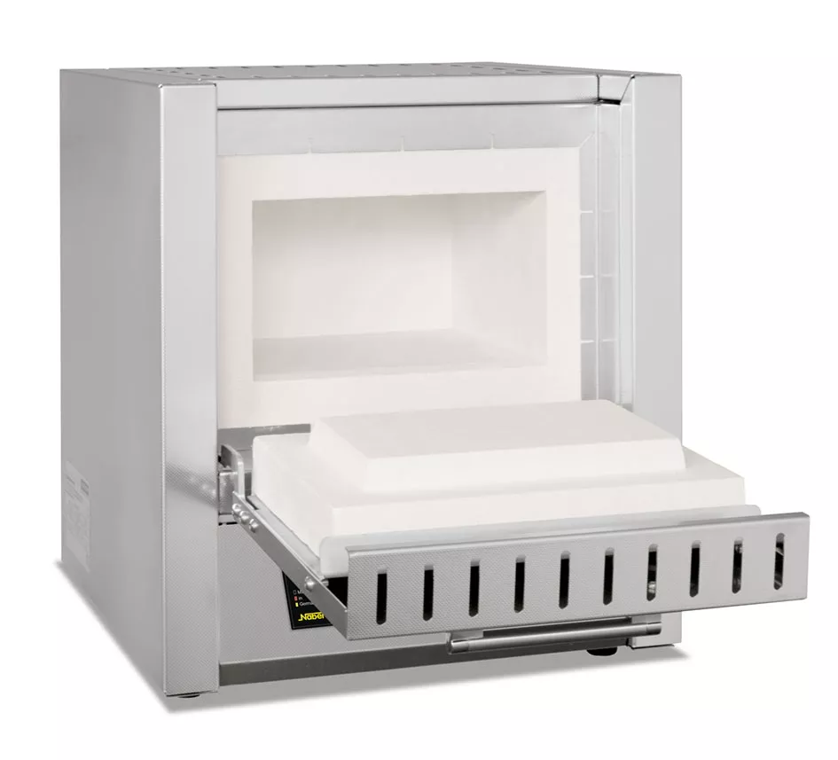 LÒ NUNG 9 lít, cửa lật, 1100oC BĐK B510, gia nhiệt chìm L9/11/SKM (B510) Nabertherm
