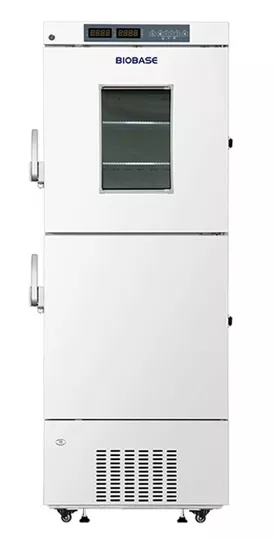 Tủ lạnh 2 buồng, 2 dải nhiệt độ (2 đến 8 oC và -20oC đến -40oC, 368 lít, tủ đứng) BDF-40V368 BIOBASE