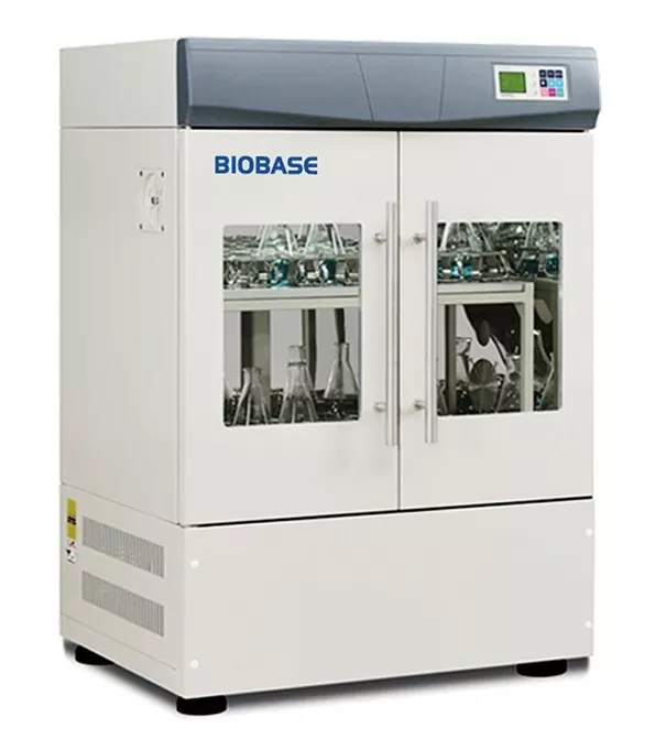 Máy lắc ổn nhiệt/Tủ ấm lắc 2 cánh có làm lạnh BJPX-2102 BIOBASE