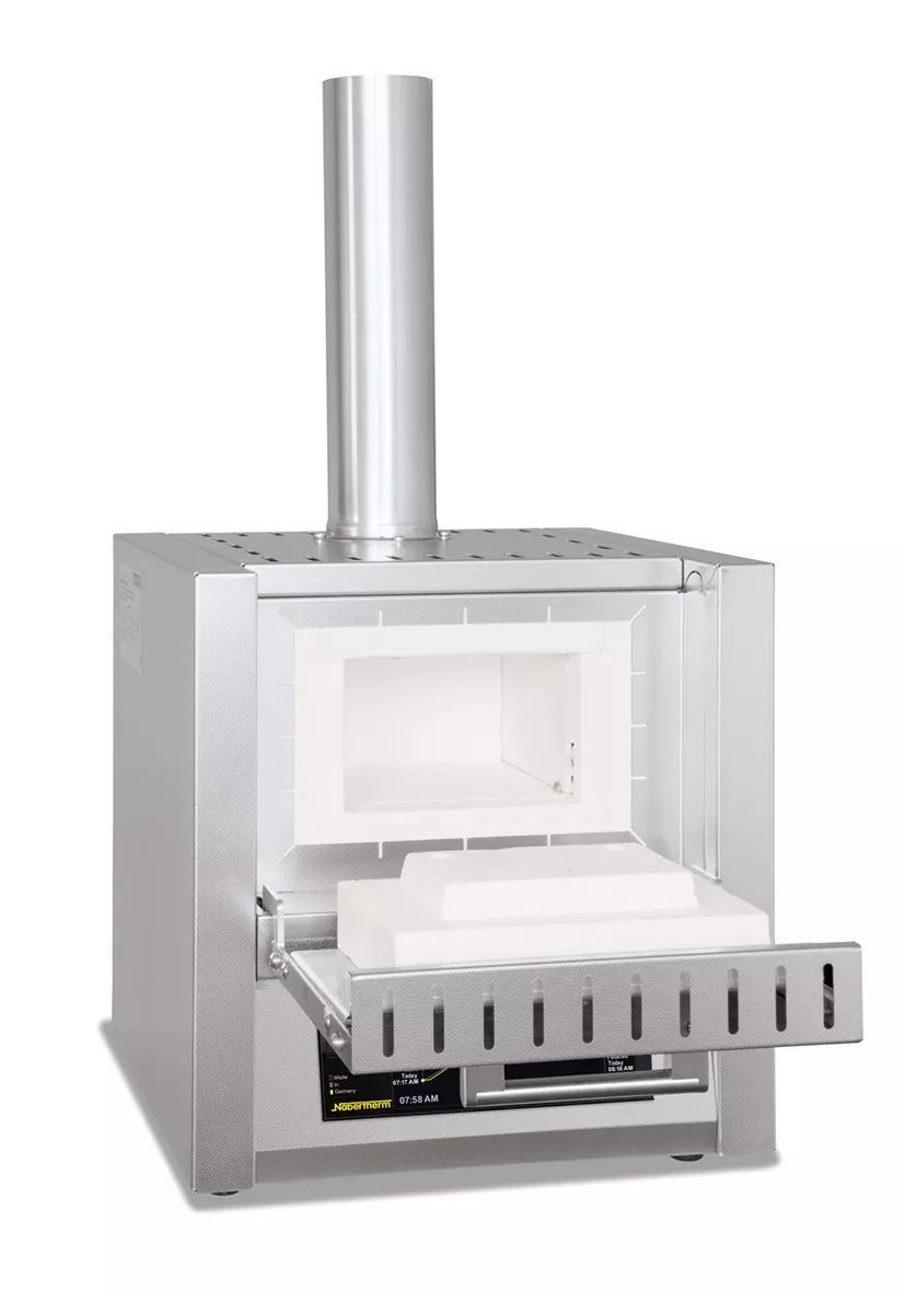 Lò nung đốt tro 1100oC (15 lít, cửa lật, bộ điều khiển B510) LV 15/11 (B510) Nabertherm