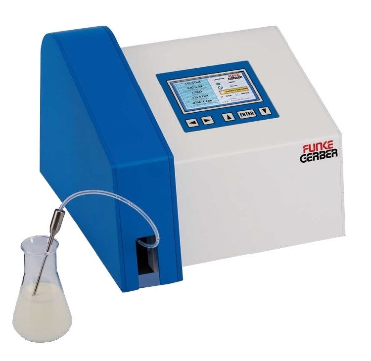 Máy phân tích hàm lượng chất béo, đạm, SNF trong sữa LactoFlash Funke Gerber