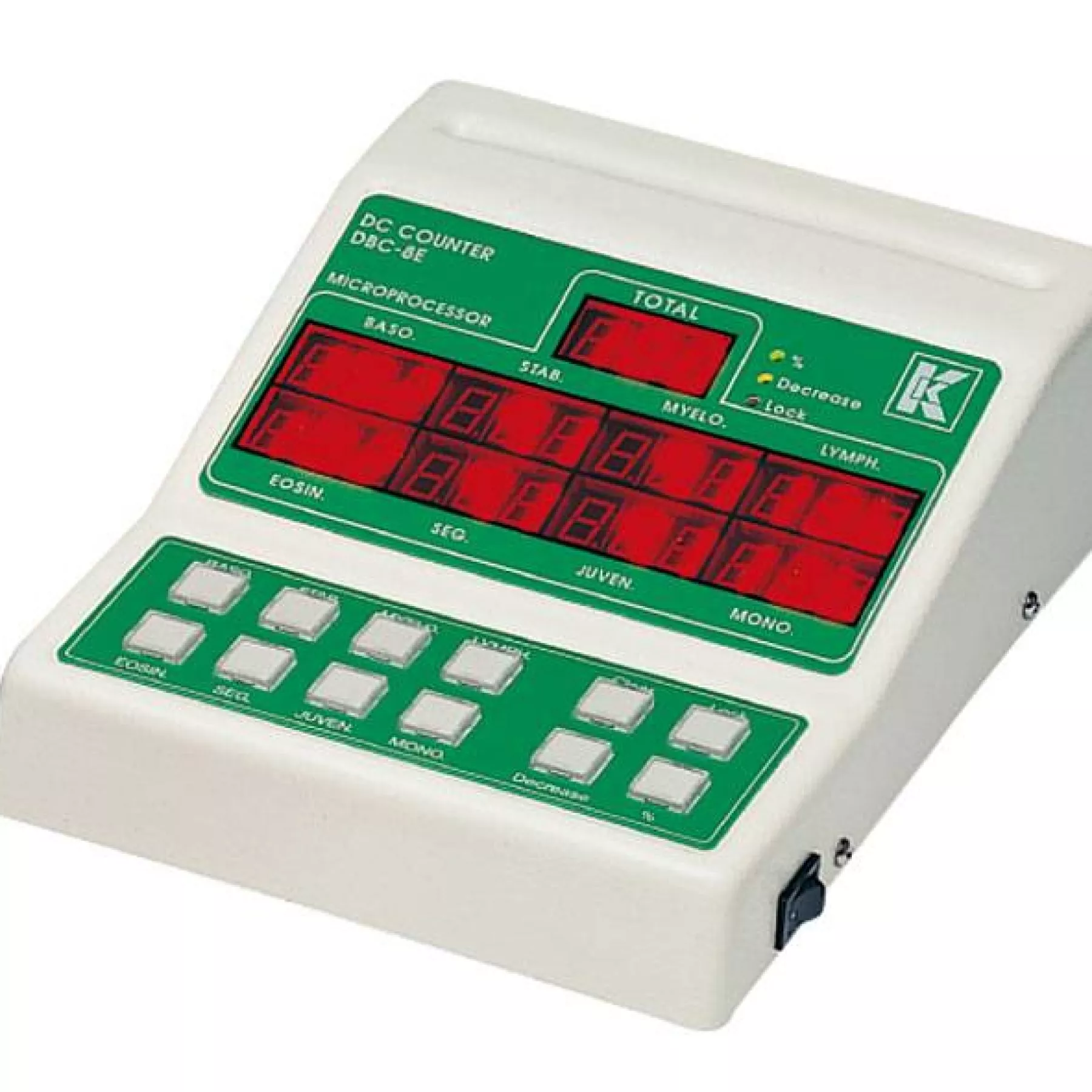 Máy đếm tế bào máu bách phân/Máy đếm tế bào bạch cầu DBC-8E (type 1) Gemmy