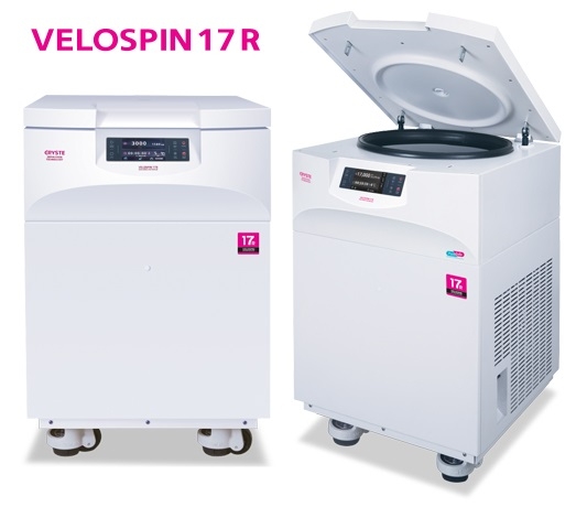 Máy ly tâm lạnh để sàn 17,000 vòng/phút, 6 x 500ml VELOSPIN 17R NOVAPRO (CRYSTE)