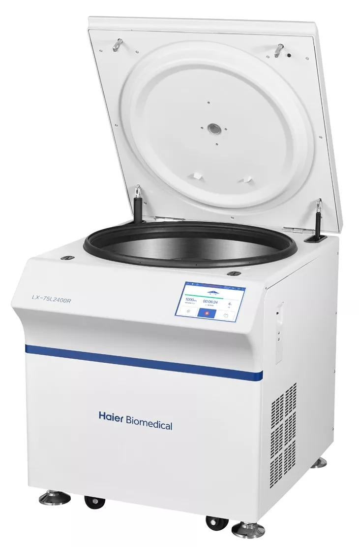 Máy ly tâm túi máu lạnh để sàn 7,500 vòng/phút, 12 túi máu 500ml LX-75L2400R HAIER