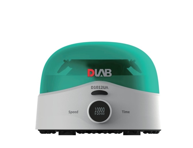 Máy ly tâm tốc độ cao 10,000 vòng/phút 12 ống 1.5/2.0ml mini D1012UA DLAB