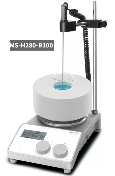 Máy khuấy từ gia nhiệt cho cốc đong 100ml (Bếp đun cốc đong 100ml có khuấy từ) MS-H280-B100 DLAB