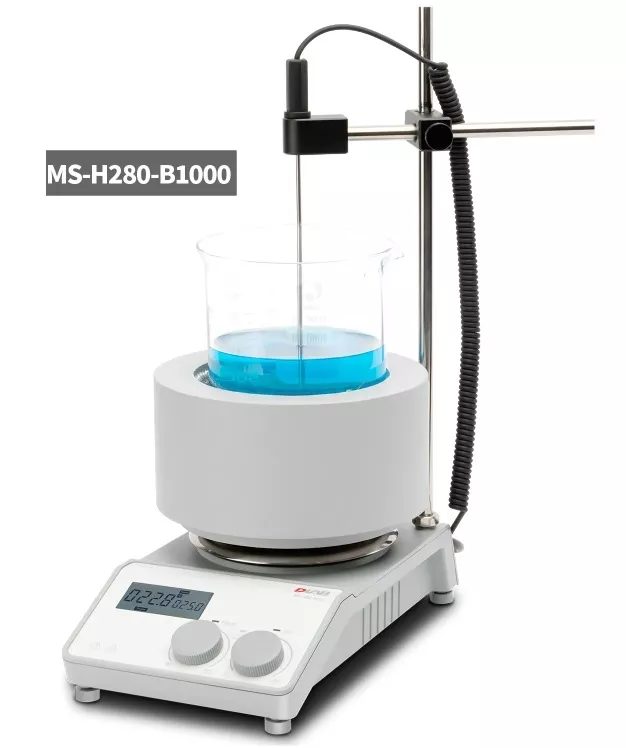 Máy khuấy từ gia nhiệt cho cốc đong 1000ml (Bếp đun cốc đong 1000ml khuấy từ) MS-H280-B1000 DLAB